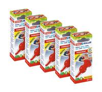 tesapack® Rodillo Adhesivo Permanente - Cartucho de Pegamento en Cinta - Multipack de 5 Cartuchos - Extra Fuerte - Recambio para Rodillo Adhesivo tesa® - 14 m x 8.4 mm