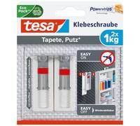 Tesa tornillo adhesivo ajustable para superficies sensibles 1 kg (2 unidades)