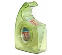 tesafilm Clear Recycled Cinta adhesiva - Con dispensador manual | 10 rollos de cinta resistente al desgarro - Plástico 100 % reciclado - Gran adherencia y sin disolventes