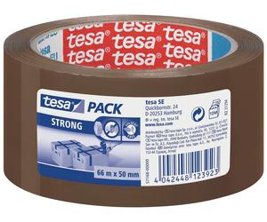 tesapack Packing Tape, Strong Packaging Tape for Medium to Heavy Parcels and Box
