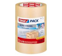 TESA 51124-07 - Tesapack® Ultra STRONG, 66 m x 50 mm, transparente, 3 rollos