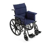 TESAY Cojín Integrado para Silla de Ruedas con Respaldo, cojín Reductor de presión, Lavable, Funda para Silla de Ruedas de poliéster/algodón, antiescaras