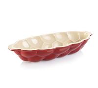 Tescoma 622208 molde para pan Trenzado de cerámica, Rojo