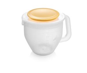 Tescoma 630396 Recipiente antisalpicaduras con escala graduada y tapa, capacidad 1.0 l, línea DELÍCIA