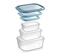 Tescoma 896944 - Contenedores para congelador 4FOOD, 3 unidades, 0,5, 1,0, 2,0 l