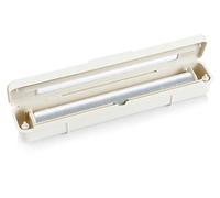 Tescoma 899478 FlexiSPACE - Dispensador de película transparente y aluminio, color blanco