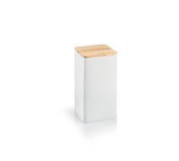 Tescoma 900840 Tarro de lata para alimentos, recipiente de metal con tapa de bambú, 10 x 10 x 18,5 cm