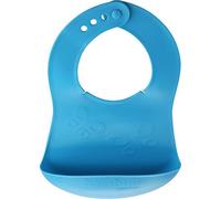 Tescoma Babero con Bolsillo Mariposas, Plástico, Azul, 33.21x21x3.5 cm