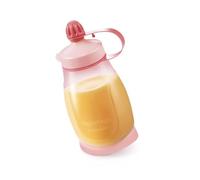 Tescoma Botella Flexible C/Cuchara 200ML PAPU Papi Rosa, 200 ml