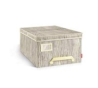 Tescoma Caja almacenaje Ropa Fancy Home 40 x 52 x 25 cm, Crema