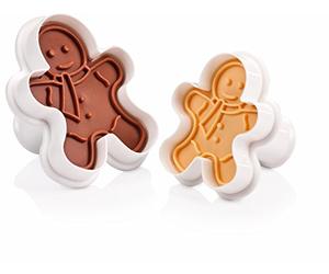 Tescoma Cortapastas con Sello Delicia, 2 PZS MUÑECO