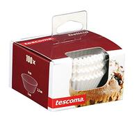 Tescoma Delicia - Pack de 100 moldes de papel, 6 cm, color blanco