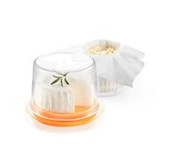 Tescoma Della Casa Juego para Preparar Queso Fresco, Plástico, Amarillo, 23,5 x 12 x 17,10 cm