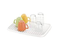 Tescoma Escurridor Dobre Cara Clean Kit, Plástico, Blanco, 44.5x2.5x31.8 cm