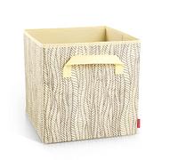 Tescoma Fancy Home - Caja, Tela, Color Crema, 30 x 30 x 30 cm