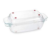 Tescoma GrandChef - Sartén rectangular con tapa, de cristal, 34 x 19 cm