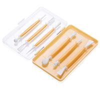 Tescoma - Herramientas para modelar pasta de azúcar, plástico, juego de 6 unidades