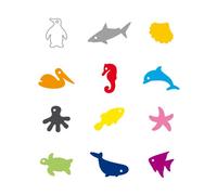 Tescoma Juego 12 marcadores para vasos Océano Myglass Multi