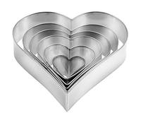 Tescoma JGO 6 Cortapastas Corazon Delicia, Metal, 6 Piezas, 6