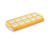 Tescoma Molde para 10 Ravioli Cuadrado Delicia, Yellow, 11,5 x 2,7 x 30,2 cm