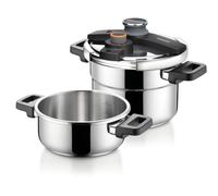 Tescoma Olla A Presión, Acero Inoxidable, Plateado, 39.21x26.5x27 cm