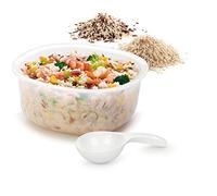 Tescoma Olla para Arroz Purity Microwave, Plástico, Blanco, 25.5x21.1x10.7 cm