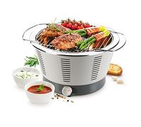 Tescoma Party Time Grill, Acero Inoxidable, Gris, 41,5 x 36,5 x 22,5 cm