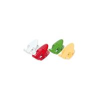 Tescoma Pinza Cierra bolsas, Plástico, Multicolor, 18 x 10,5 x 3,1 cm, 4 Unidades