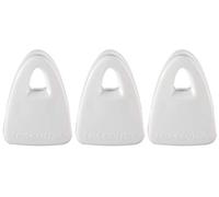 Tescoma Presto Clip Magnético, Plástico, Blanco, 18.5x10.5x3 cm, 3 Unidades