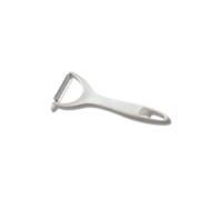 Tescoma Pelapatatas transversal Presto, acero inoxidable, blanco