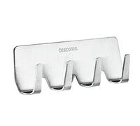 Tescoma Presto Percha Cuádruple, Acero Inoxidable, Gris, 18,5 x 7 x 1,9 cm