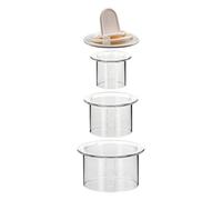 Tescoma - Set 3 Moldes de Emplatar Redondos Presto Foodstyle - Ø 10,5 x 6 cm - Aros de Cocina para Presentación - Plástico Resistente - Apto Lavavajillas