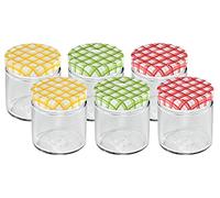 Tescoma TARROS DE CONSERVA 200 ML Della CASA, 6 PZS, Cristal, 21.7x14.8x8.5 cm, 6 Unidades