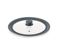 Tescoma Unicover - Tapa, Cristal/Silicona, Gris, 28 x 30 x 32 cm