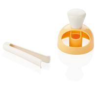 Tescoma Utensilio para donuts Delicia con pinza de plástico Blanco, Amarillo