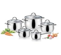 Tescoma Viva Batería de Cocina, Acero Inoxidable, Gris, 49,5 x 26,5 x 26 cm, 10 Unidades