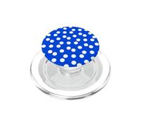 Teselación Pentagonal Indigo Lunares Blancos Formas Mania PopSockets PopGrip para MagSafe