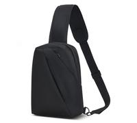 TESELOR Bolsa de Pecho para Hombre Mujere Bolso Bandolera Ligero Antirrobo Bolsa de Hombro Gran Capacidad Mochila Cruzada para senderismo, ciclismo, viaje, camping (black)