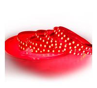 Tesfish Tira de Luz LED 12V, 5mm de Ancho Rojo Color 5M Tiras de Luces 2835 IP20 120 LEDs/M 600 LEDs en Total, Tiras para Dormitorio, Decoración de Cocina