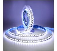 Tesfish Tiras de luz LED 24V, Blanco 6000K 5M Tiras 5054 IP20 120 LEDs/M 600 LEDs en Total Súper Brillante Tiras de Luces para Dormitorio, Decoración de Cocina