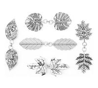 TESGADGETS 5 Piezas Clips para suéter para mantener suéteres juntos, clips para vestidos, bufandas, camisas, vestidos, plata