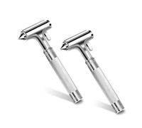 Tesheer Cybertruck - Interruptor de ventana, interruptor de vidrio, cortador de cinturón de seguridad, martillo de ventana, herramientas básicas de rescate de emergencia para Tesla Cybertruck (plata-2