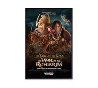 TESIOON Anime Cartoon The Lord of the Rings: The War of the Rohirrim Movie Poster película #1 - Matte poster de pared Frameless Gift 15 x 22.8 inch(38cm x 58cm),Noframe