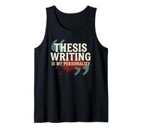 Tesis Doctoral Escritura Tesis Disertación Disertación Sobreviviente Camiseta sin Mangas