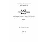 TESIS DOCTORAL: Tesis presentada para aspirar al grado de Doctor en Medicina y Cirugía