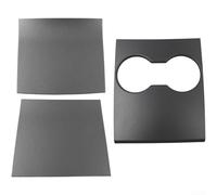 TESLA Interior Upgrade ABS Cubierta de consola central con tema visual de fibra de carbono para modelo 3 Y 2017-2020 (negro)