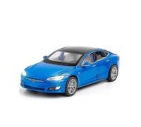 Tesla Model S Car Model with Light & Openable Door Musical Simulation Vehicle-h - Ya