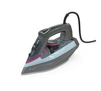 Tesla Plancha IR400GP, 3100W, Depósito 380ml, Suela Cerámica Antiadherente, Tecnología Antigoteo, Gris