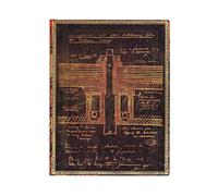 Tesla, Sketch of a Turbine Unlined Softcover Flexi Journal (Embellished Manuscripts Collection)