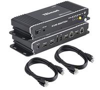 TESmart 2x1 HDMI KVM 4K@60Hz 4: 4: 4 HDMI Conmutador con 2 Cables KVM 5 pies /1.5m Compatible con Control de Dispositivo USB 2.0 hasta 2 Computadoras/Servidores/DVR (Negro)